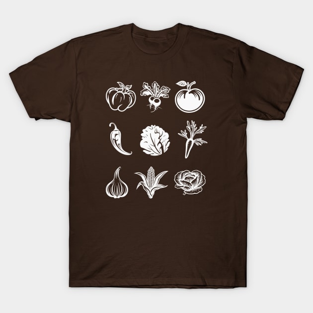 Vegetables T-Shirt by RefinedApparelLTD